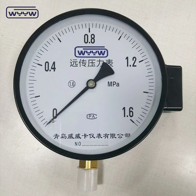 NO+NC 1MPa Doğal gaz basınç testi ölçer 4 inç 100mm Elektrik temas manometre