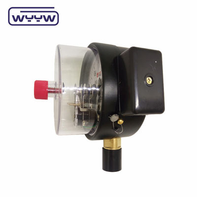 NO+NO Siyah Çelik Kutusu 1.6MPa 100mm 380V Elektrik Temas Manometre AC Basınçölçer