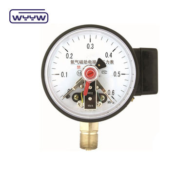 NO+NO Siyah Çelik Kutusu 1.6MPa 100mm 380V Elektrik Temas Manometre AC Basınçölçer