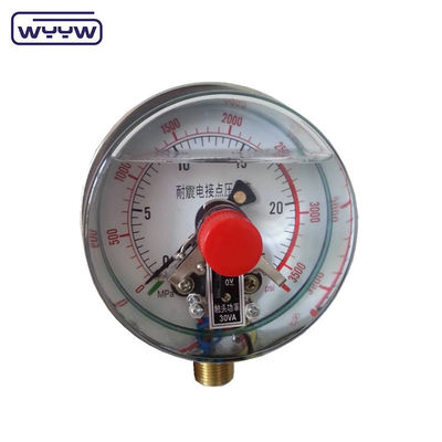 100 mm silikon dolusu elektrikli yağ basınç ölçer