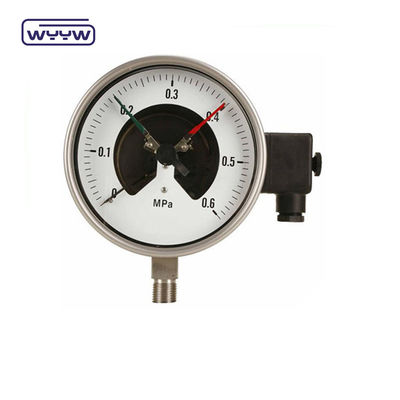 Paslanmaz çelik Bourdon tüp basınç ölçer 60mm Alt bağlantı