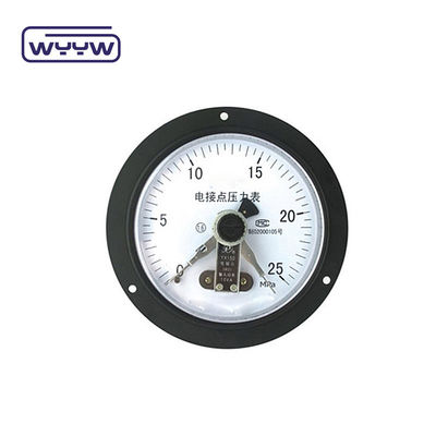 WYYW Elektrik Temas Basınç Ölçüsü Ön Flange ile Arka Montaj