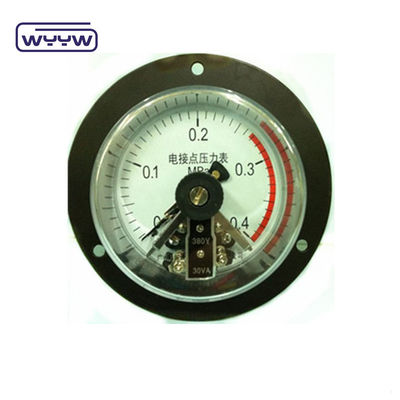 WYYW Elektrik Temas Basınç Ölçüsü Ön Flange ile Arka Montaj