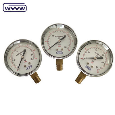 63mm Kapsül Bellows mbar Dayanıklı Mükemmel Atmosferik Bileşik Bellows Basınçölçer