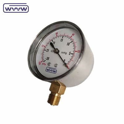 düşük manometre ss 63mm inH2O wc mbar balon basınç ölçer