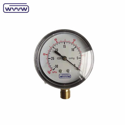 düşük manometre ss 63mm inH2O wc mbar balon basınç ölçer
