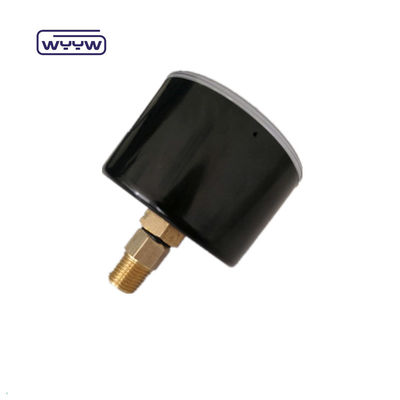 Bellows Basınç ölçer 60mm Inch2o Siyah Çelik Kutusu Eksi Mbar Basınç ölçer