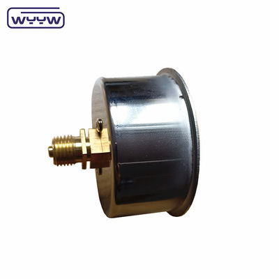 Bellows Basınç ölçer 60mm Inch2o Siyah Çelik Kutusu Eksi Mbar Basınç ölçer