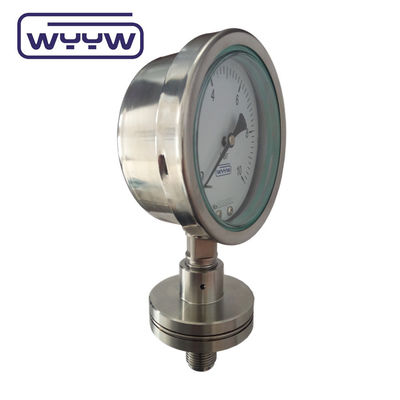 100mm DN20 PN40 Flens Tipi Basınç Ölçüsü SS316 Paslanmaz Çelik