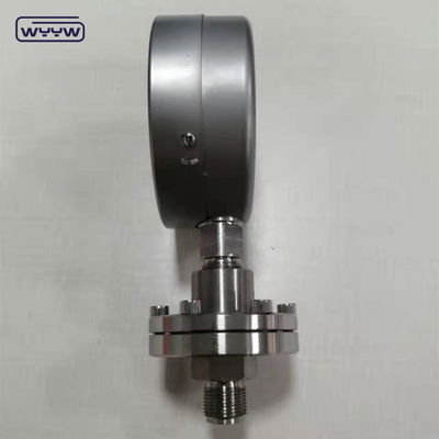 100mm DN20 PN40 Flens Tipi Basınç Ölçüsü SS316 Paslanmaz Çelik