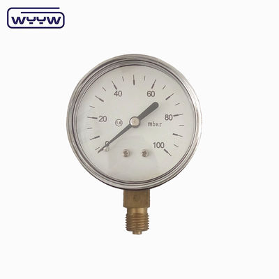 WYYW Diyafram Basınç ölçer 100mm Ağır Görevli Basınç ölçer