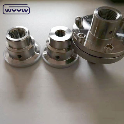 2&quot; 1.5&quot; 1/2&quot; NPT Diyafram Basınç Ölçücüsü Paslanmaz Çelik SS316 Tri Klem Basınç Ölçücüsü
