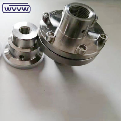 2&quot; 1.5&quot; 1/2&quot; NPT Diyafram Basınç Ölçücüsü Paslanmaz Çelik SS316 Tri Klem Basınç Ölçücüsü
