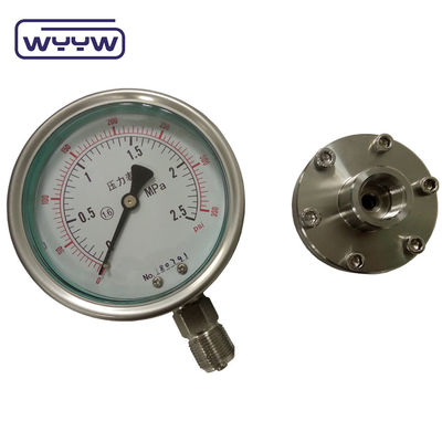 4&quot; 100mm basınç ölçer diafragma mühürü SS kasa ve SS içi