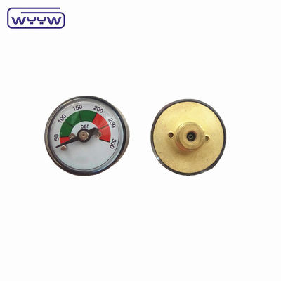 Yüksek kaliteli OEM plastik kapak mini M10X1 1/8 &quot;G 1 inç 25mm basınç ölçer 5000psi