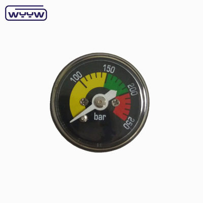 Yüksek kaliteli OEM plastik kapak mini M10X1 1/8 &quot;G 1 inç 25mm basınç ölçer 5000psi