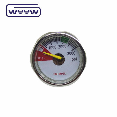 OEM ODM Mini Basınç ölçer 300bar PCP Manometre 23mm
