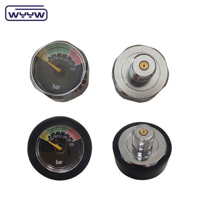 Amazon Sıcak satış 20mm Siyah Mini Dijital Basınç Ölçü 4000psi 6000psi 1/8NPT Paintball için Mikro Ölçü Manometre PCP Hava