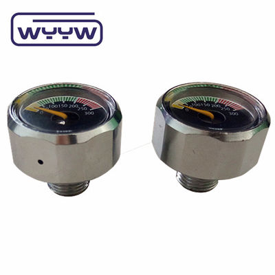 Amazon Sıcak satış 20mm Siyah Mini Dijital Basınç Ölçü 4000psi 6000psi 1/8NPT Paintball için Mikro Ölçü Manometre PCP Hava