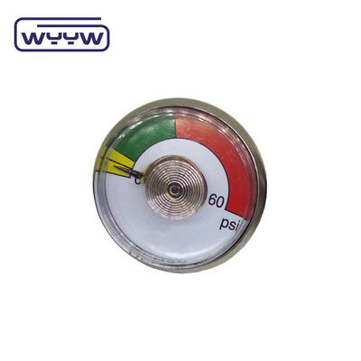 38mm Küçük Yangın Söndürücü Basınç Ölçüsü Manometre Geri Bağlantı