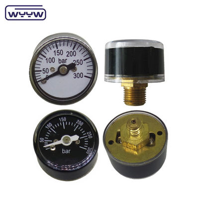 özel küçük pnevmatik 25mm bar psi M10X1 OEM küçük basınç ölçerleri