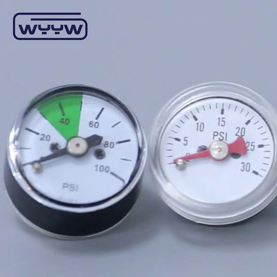 Arka Montaj 23mm Yangın söndürücü aksesuarları için basınç manometre