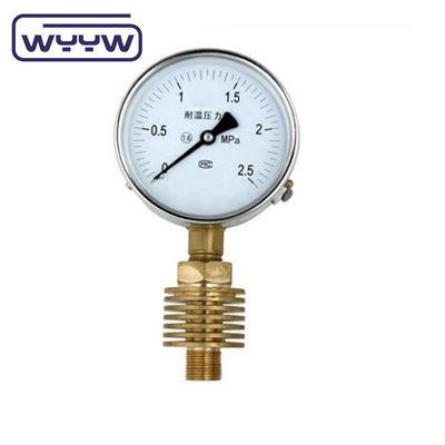 Özel Yüksek Sıcaklık Basınç ölçer 100mm Radyatörle