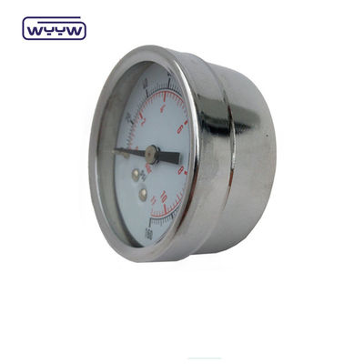 Kuru kullanma Yağsız Geri Montaj Basınç ölçer 160 Psi Hava 60mm SS Basınç ölçer