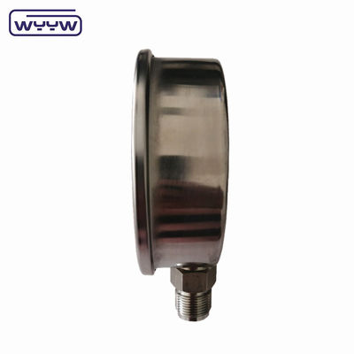 SS304 0-100Bar PSI 63mm 100mm Gliserin Manometre Basınçölçeri Gliserin Doldurulmuş