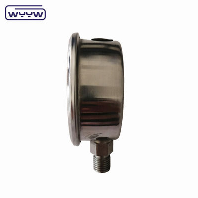 60mm Dial Sıvı Doldurulmuş Basınçölçer 250 Bar Manometre EN 837-1