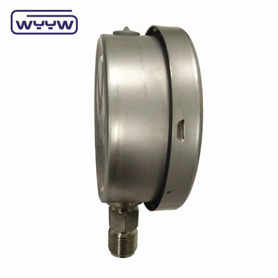 100mm 4 inç kgf/cm2 psi çift ölçek tüm paslanmaz çelik Çin'de yağ basıncı manometre üreticisi