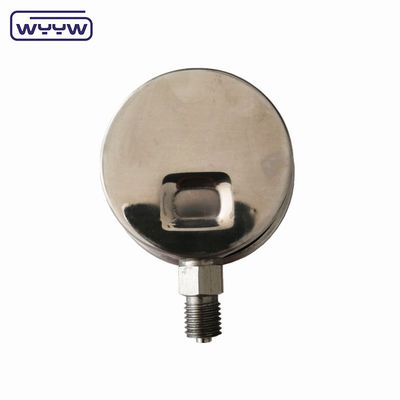 Tam SS304 Yağla Dolu Basınçölçer 60mm Paslanmaz Çelik Kutusu ile