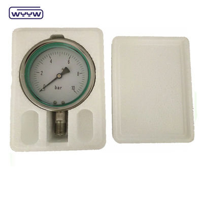 60 mm silikon hidrolik sıvı dolu basınç ölçer paslanmaz çelik malzemesi
