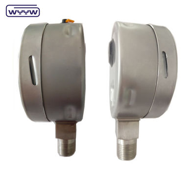 100mm Tüm SS304 Güvenlik Cam Bayonet Basınç Ölçüsü 1 Yıllık Garanti