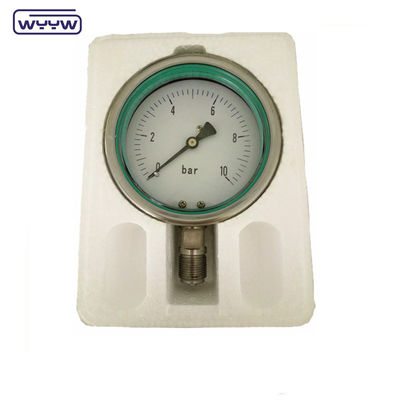 WYYW Yüksek basınç ölçer 60mm Tüm paslanmaz çelik silikon yağ dolu basınç ölçerleri