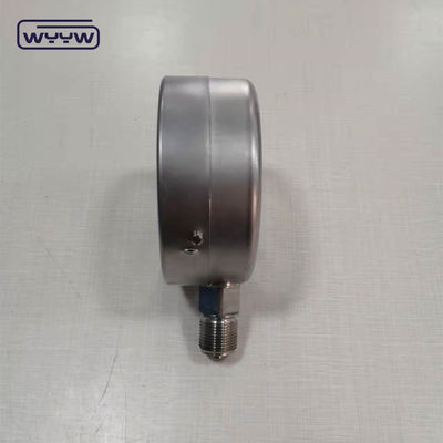 Paslanmaz çelik basınç ölçer kuru taban 1/2 &quot;Bsp Hava suyu için kullanılır