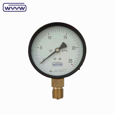 Kapsul basınç ölçer 100 Mbar Bellows Manometre 100mm G1/2&quot;