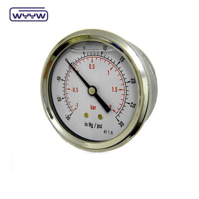 Bileşik Basınçölçer Vakum ve Pozitif Basınç Manometre 63mm 100mm