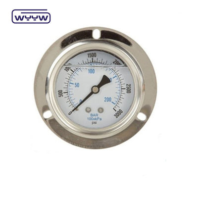 Hassas Brass Bourdon Tüp Gaz Basıncı Manometre Ölçücüsü Özel Aralık Ölçüm Aracı