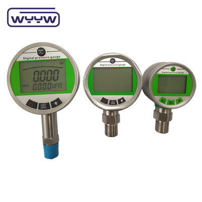100mm Dijital Basınçölçer 12 Ay Çalışan Sıcaklık 20- 140 ° F -6.67 60 ° C Doğru ölçüm