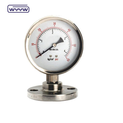Doğrudan Alt Montaj Tipi ile 100 mm NPT Filtresi Standart Diyafragma Basınçölçeri