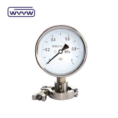 Doğrudan Alt Montaj Tipi ile 100 mm NPT Filtresi Standart Diyafragma Basınçölçeri