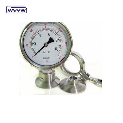 Doğrudan Alt Montaj Tipi ile 100 mm NPT Filtresi Standart Diyafragma Basınçölçeri