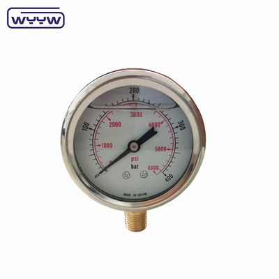 Fosfor Bronze Bourdon Tube Material Pressure Gauge Manometer for High Pressure Applications up to 0-1000bar Range (Fosfor Bronz Bourdon Tüp Madde Basınç Ölçümü Manometresi) Yüksek Basınç Uygulamaları için 0-1000bar aralığı