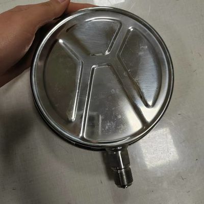 1 Yıl ±1.6% Tam ölçek doğruluğu sıvı dolu vakum ölçer 1/4&quot; 1/2''BSP/PT/NPT/G/M iplik