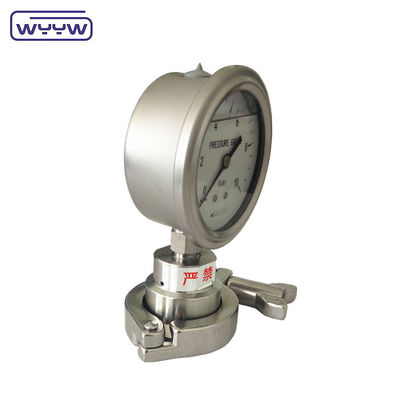 60mm 100mm Fil Standard PT Diyafragma Vakumölçeri