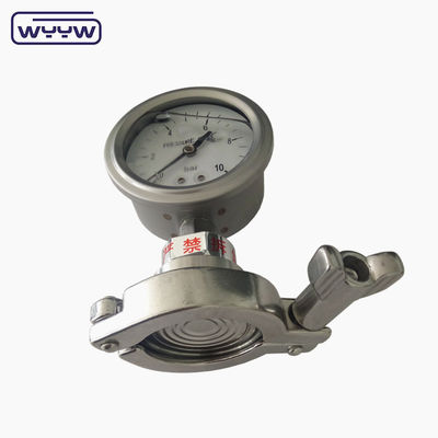 60mm 100mm Fil Standard PT Diyafragma Vakumölçeri