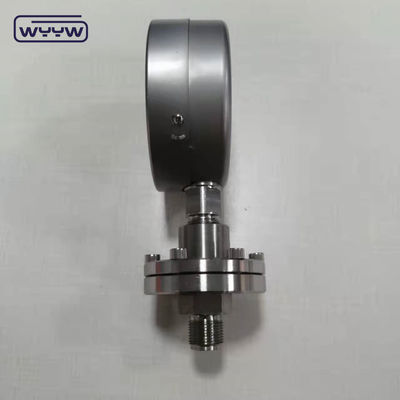 Doğrudan Alt Montaj Diyafram Basınç Ölçme Cihazı 1/4 1/2 &quot;Inch NPT BSP Bağlantı Boyutu