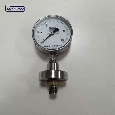 Doğrudan Alt Montaj Diyafram Basınç Ölçme Cihazı 1/4 1/2 &quot;Inch NPT BSP Bağlantı Boyutu