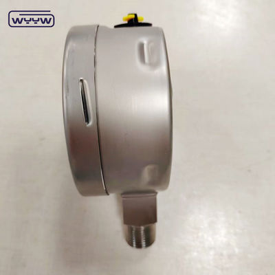 Bayonet Ss304 Kasa ss316 iplik Gliserin Doldurulmuş Güvenlik Cam Basınçölçeri ayar göstergesi ile